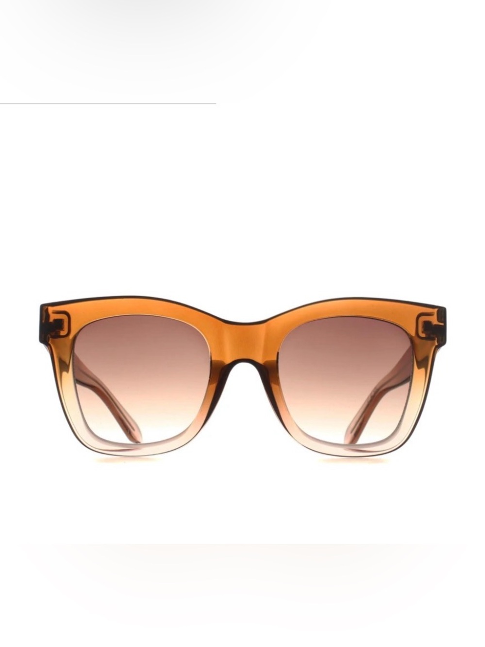 Quay Afterhours Brown Acetate Sunglasses with Brown Gradient Lenses